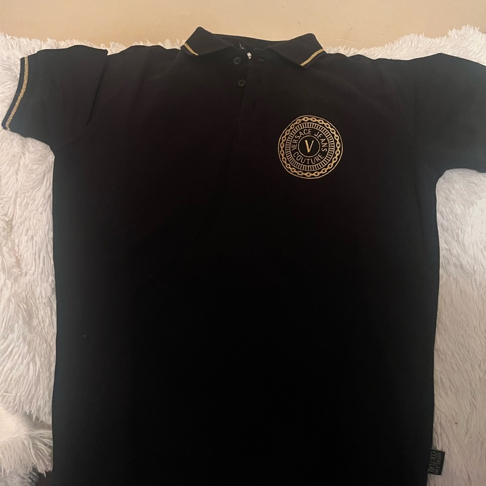 Men Versace Jean Coutoure polo shirt